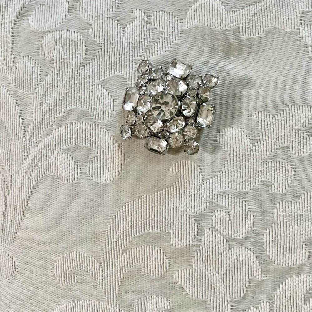 Vintage Rhinestone Brooch - Picture 2 of 5